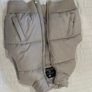 Aeropostale Beige Puffer Vest